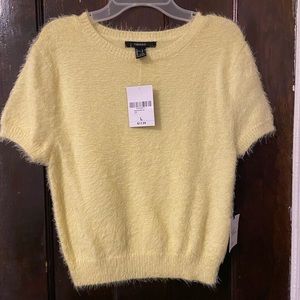 Cropped sweater shirt